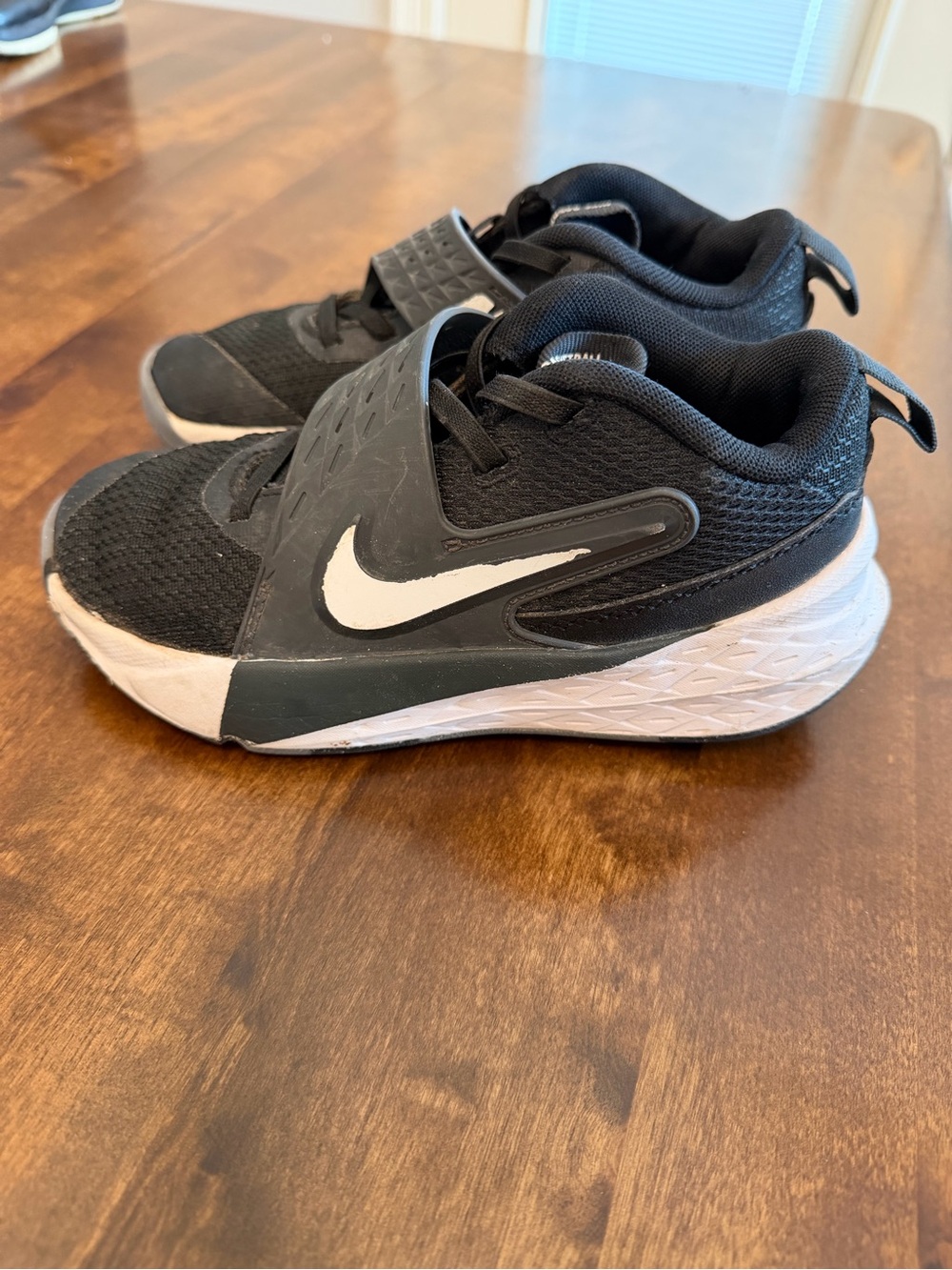 Nike Kids Black and White Slip-On Athletic Sneakers
